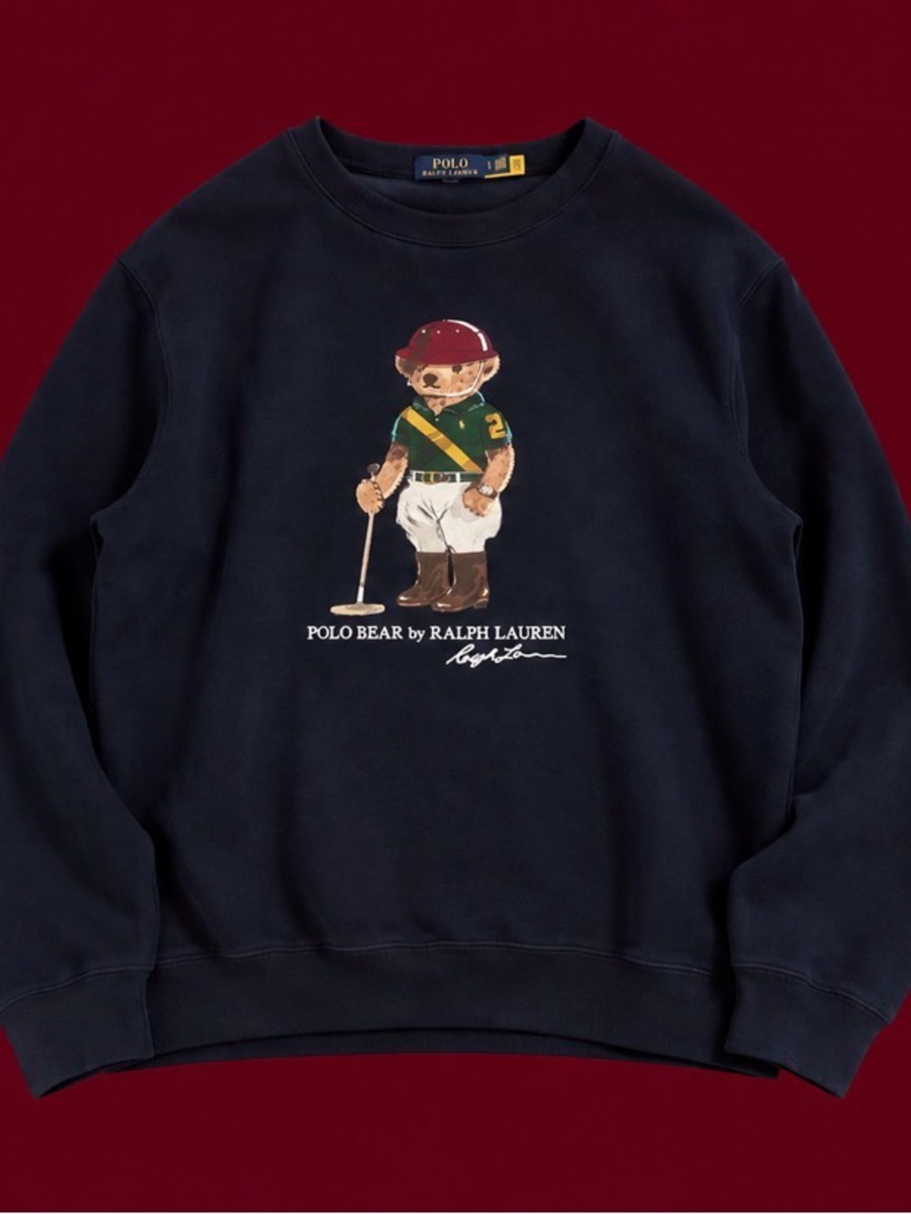 🐻 Polo Ralph Lauren Polo Bear Navy Sweatshirt - SIZE L Men’s/Unisex